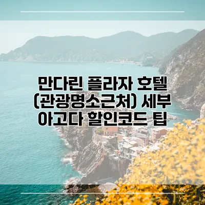 만다린 플라자 호텔 (관광명소근처) 세부 아고다 할인코드 팁