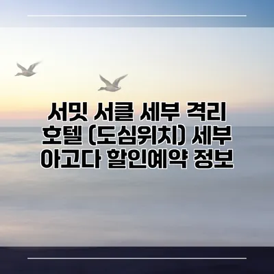 서밋 서클 세부 격리 호텔 (도심위치) 세부 아고다 할인예약 정보